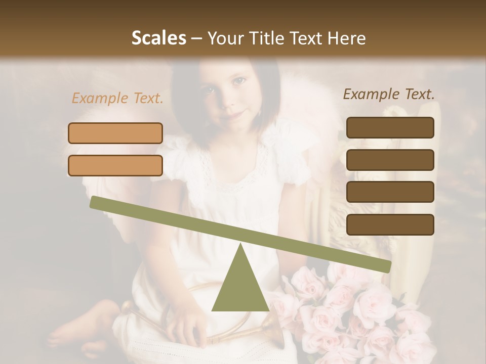 Beautiful Aroma Caucasian PowerPoint Template