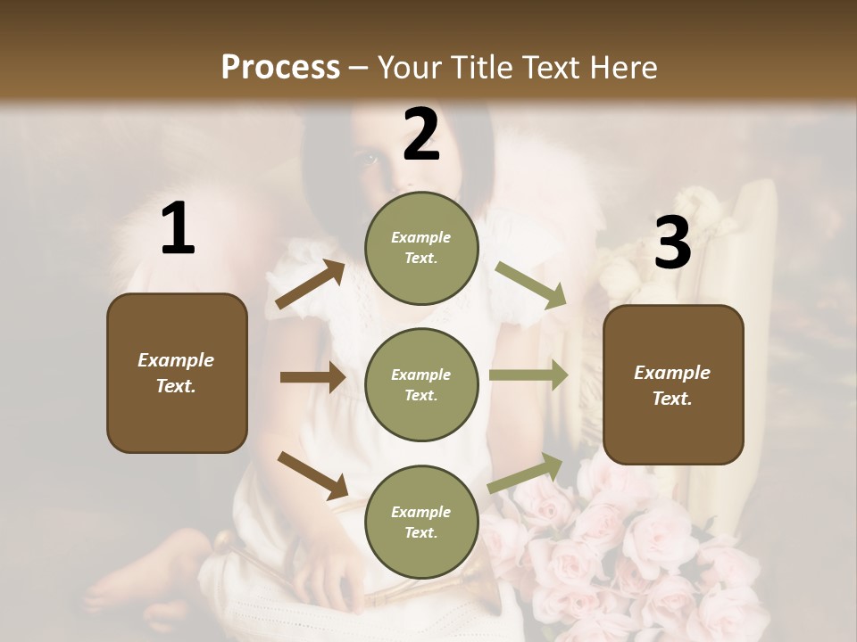 Beautiful Aroma Caucasian PowerPoint Template