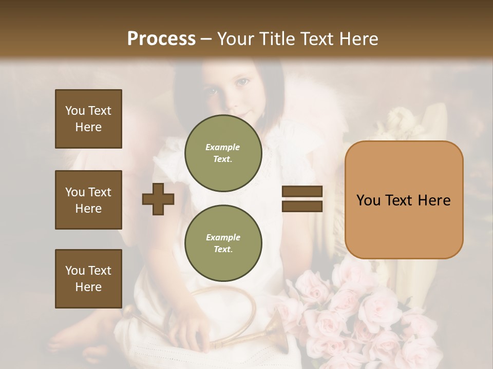 Beautiful Aroma Caucasian PowerPoint Template