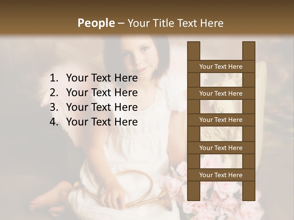 Beautiful Aroma Caucasian PowerPoint Template