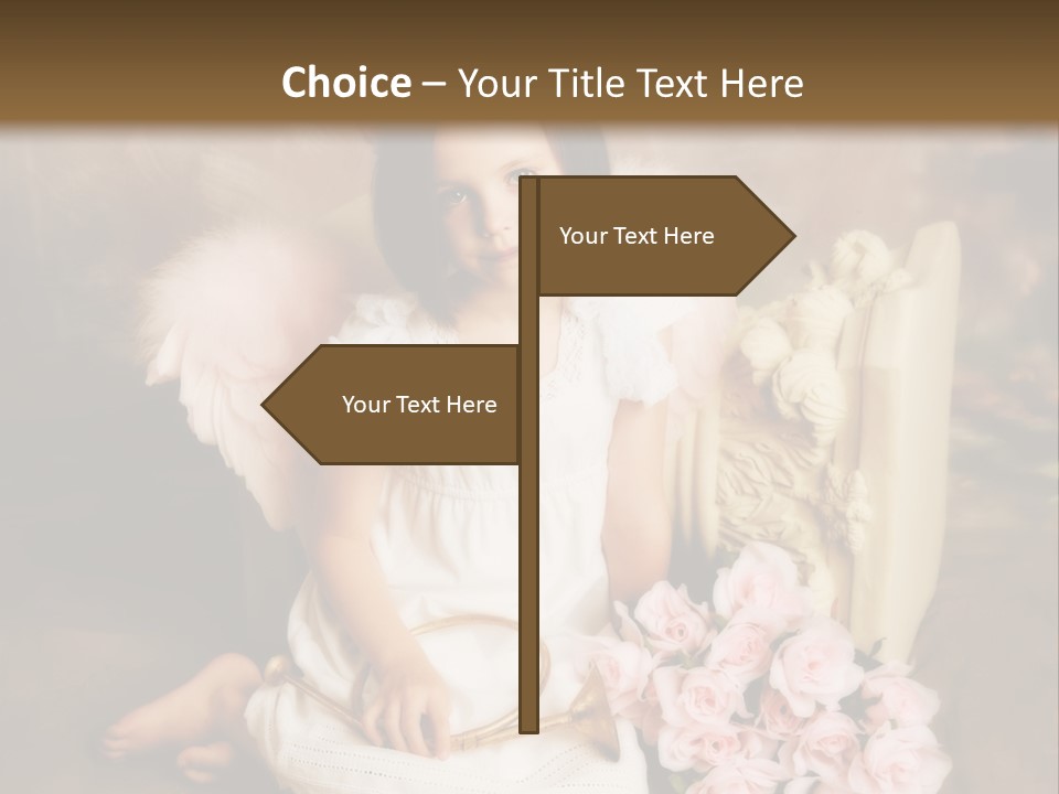 Beautiful Aroma Caucasian PowerPoint Template