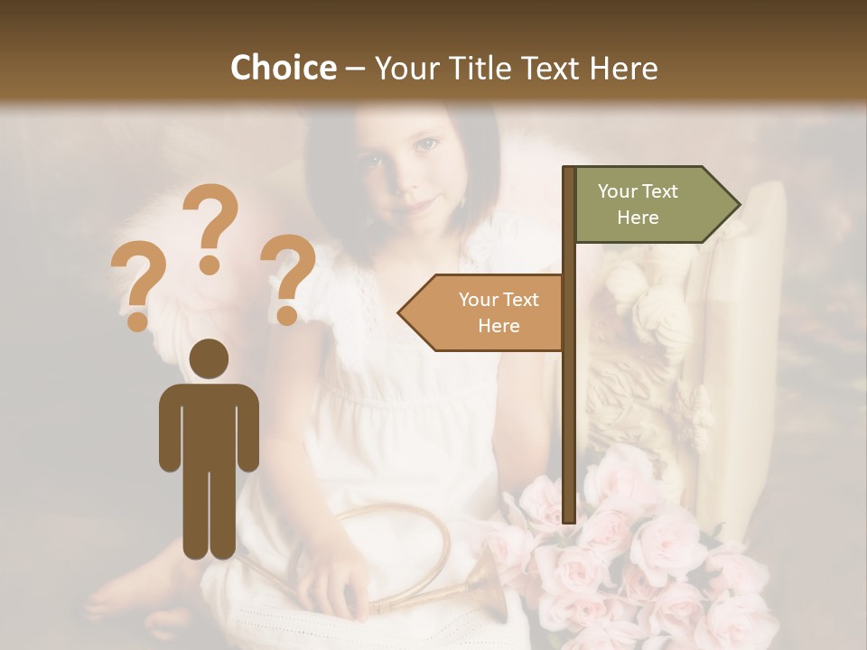 Beautiful Aroma Caucasian PowerPoint Template