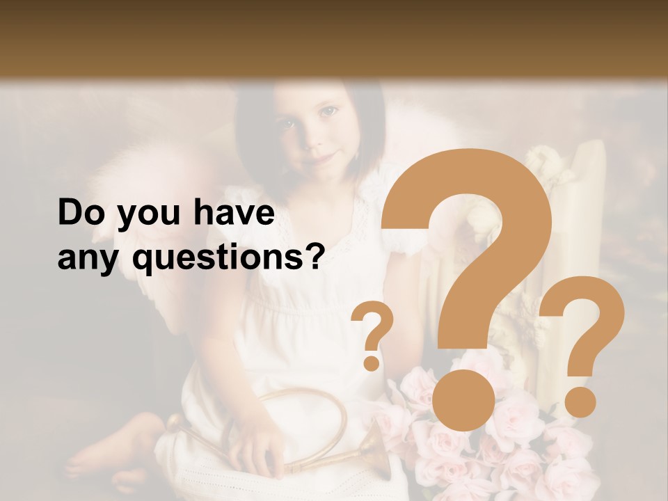 Beautiful Aroma Caucasian PowerPoint Template