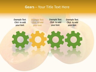 Aroma Vitamin Green PowerPoint Template