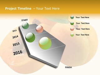 Aroma Vitamin Green PowerPoint Template