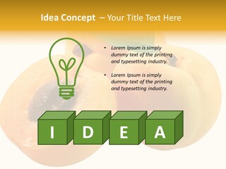 Aroma Vitamin Green PowerPoint Template