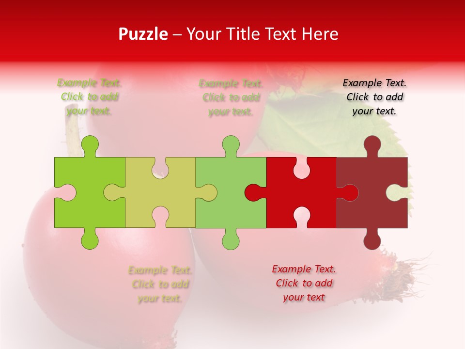 Berry Group Herb PowerPoint Template