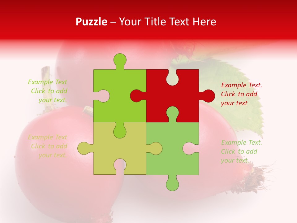 Berry Group Herb PowerPoint Template