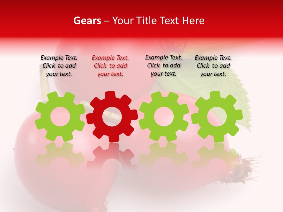 Berry Group Herb PowerPoint Template