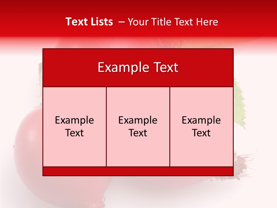 Berry Group Herb PowerPoint Template