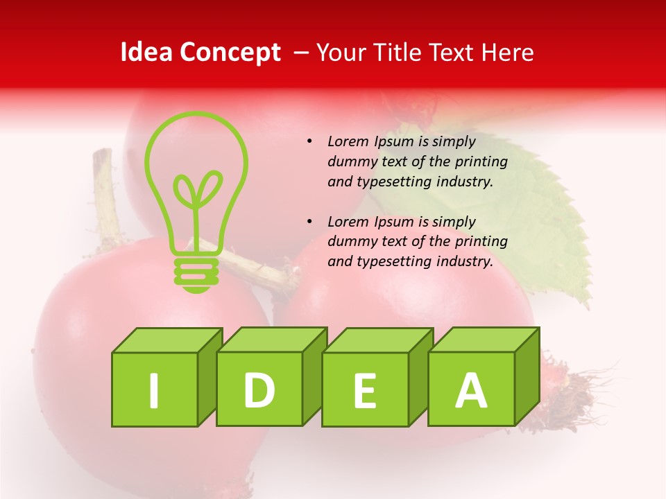 Berry Group Herb PowerPoint Template
