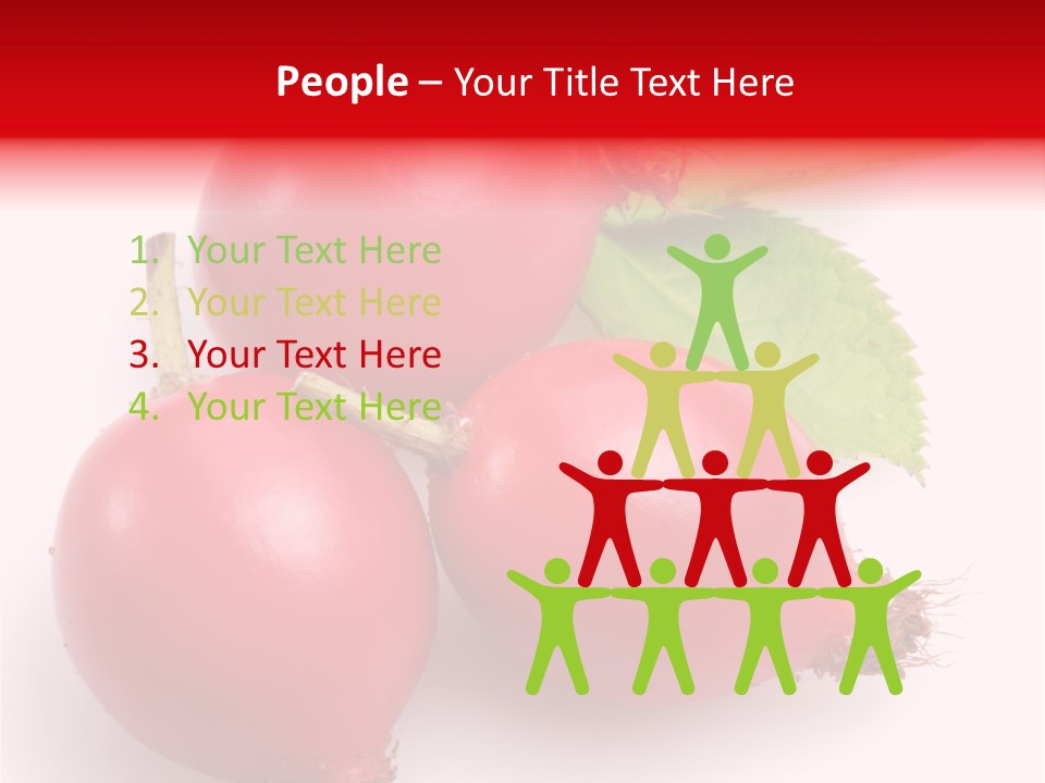 Berry Group Herb PowerPoint Template