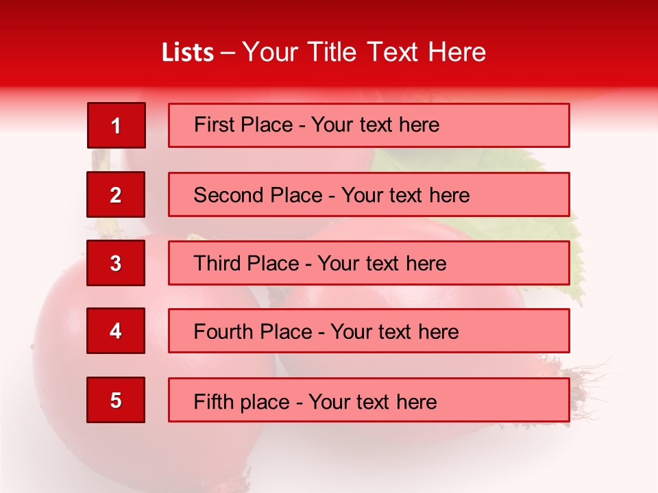 Berry Herb Rose PowerPoint Template