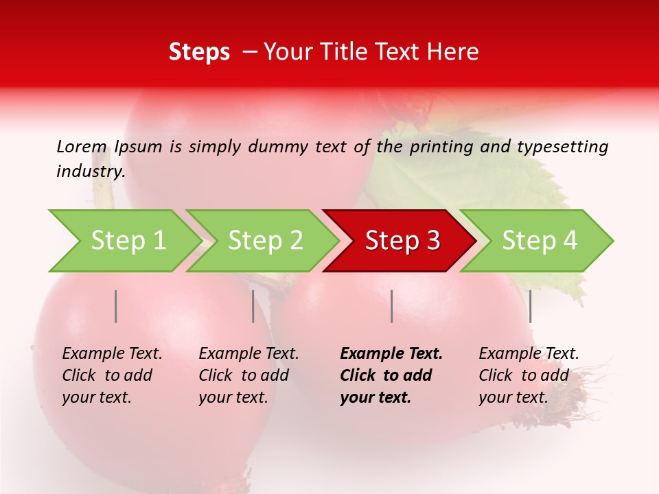 Berry Herb Rose PowerPoint Template