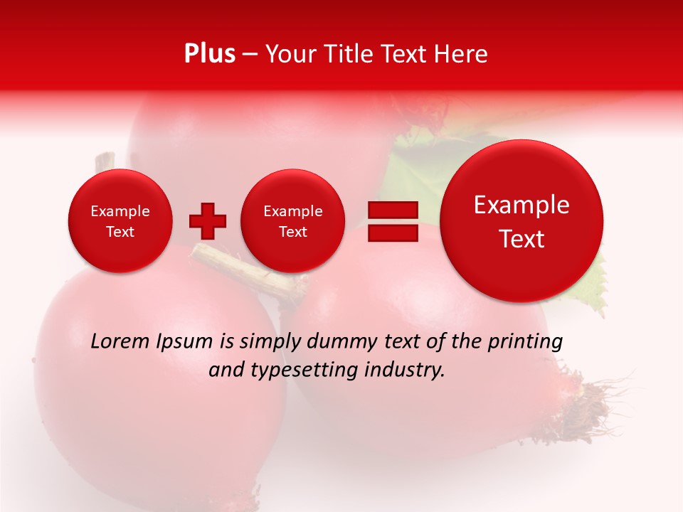 Berry Herb Rose PowerPoint Template
