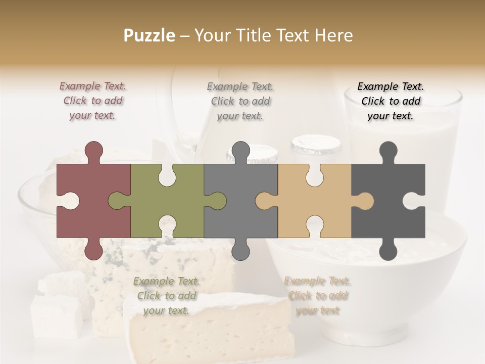 Appetiser Feta Ingredient PowerPoint Template