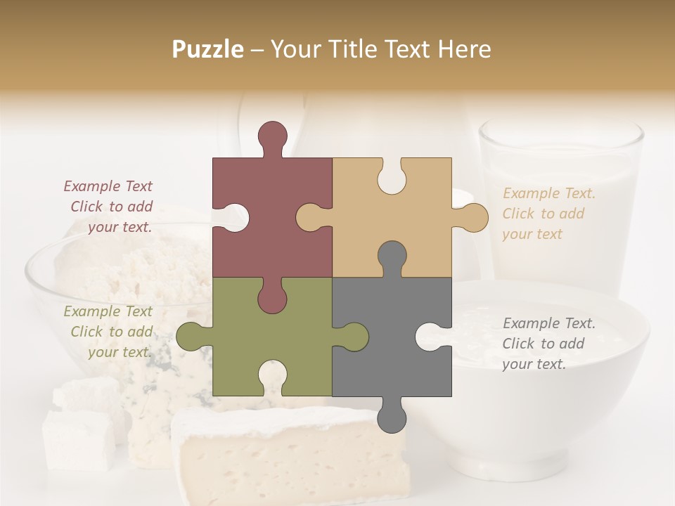 Appetiser Feta Ingredient PowerPoint Template