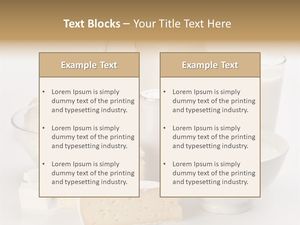 Appetiser Feta Ingredient PowerPoint Template