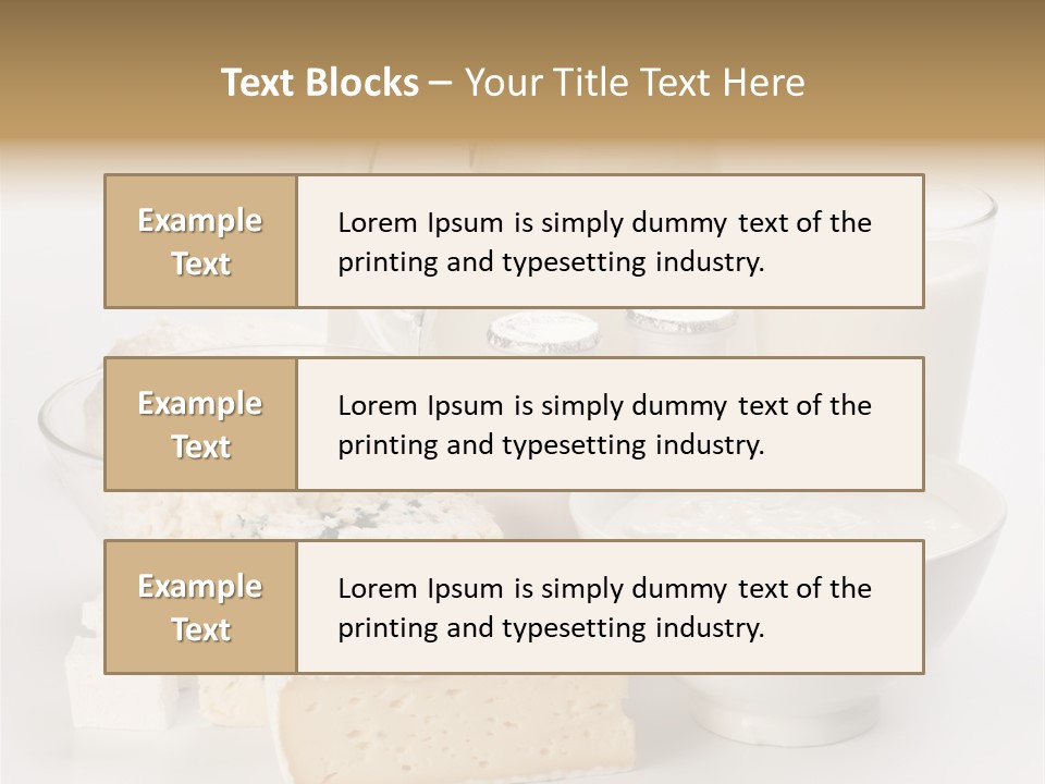 Appetiser Feta Ingredient PowerPoint Template