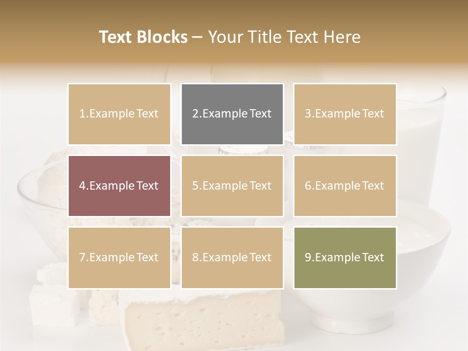 Appetiser Feta Ingredient PowerPoint Template