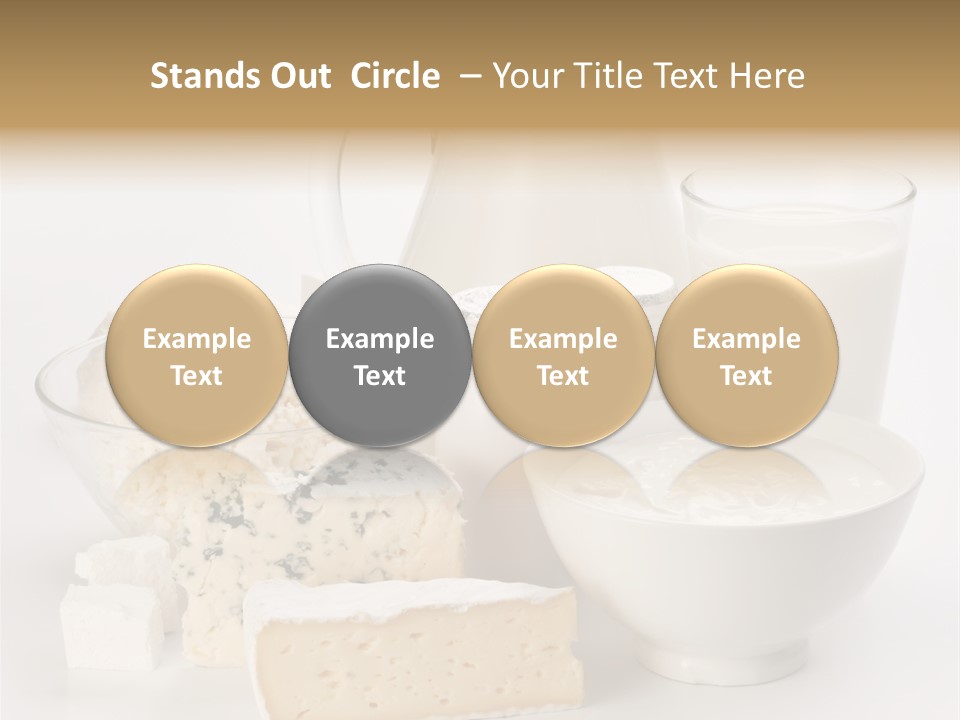 Appetiser Feta Ingredient PowerPoint Template
