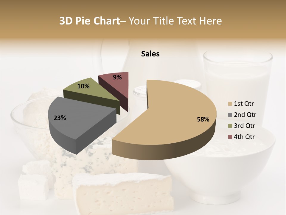Appetiser Feta Ingredient PowerPoint Template