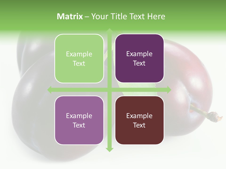 Food Close Up Fresh PowerPoint Template