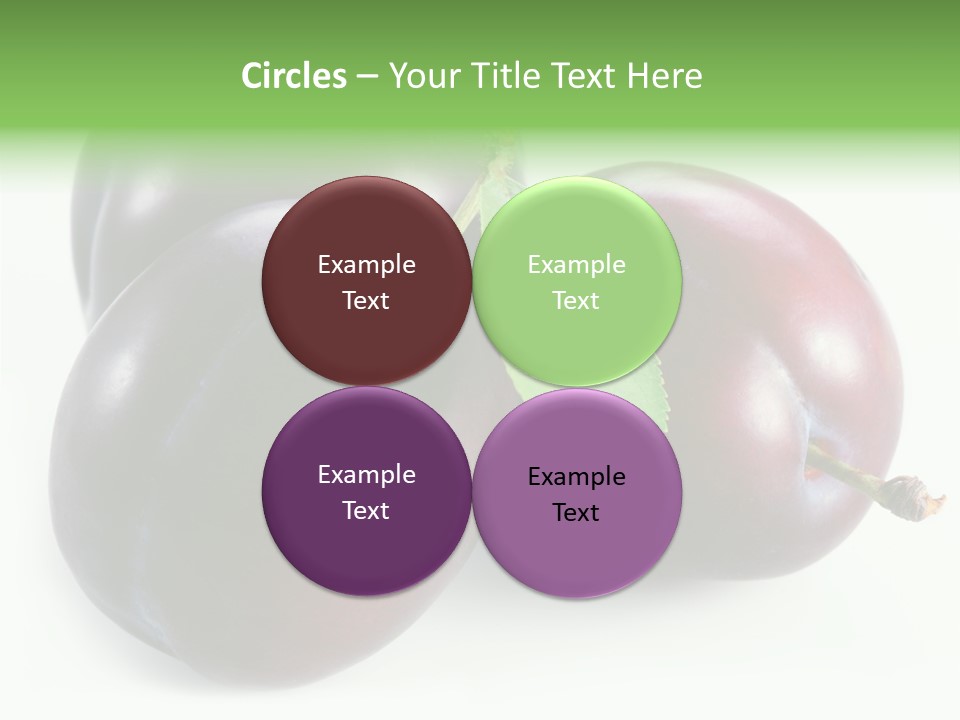 Food Close Up Fresh PowerPoint Template