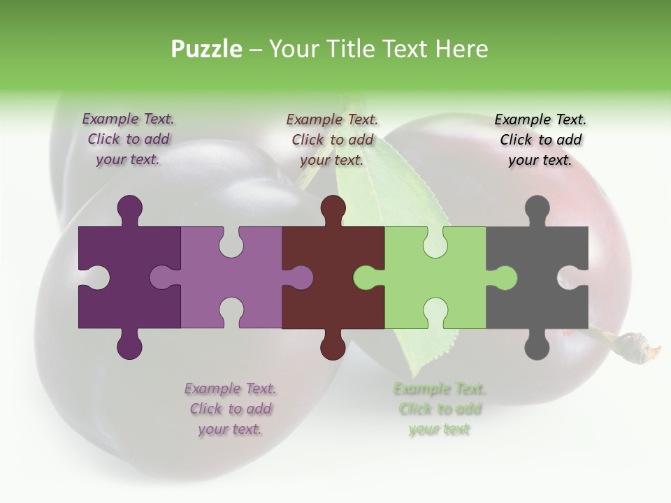 Food Close Up Fresh PowerPoint Template