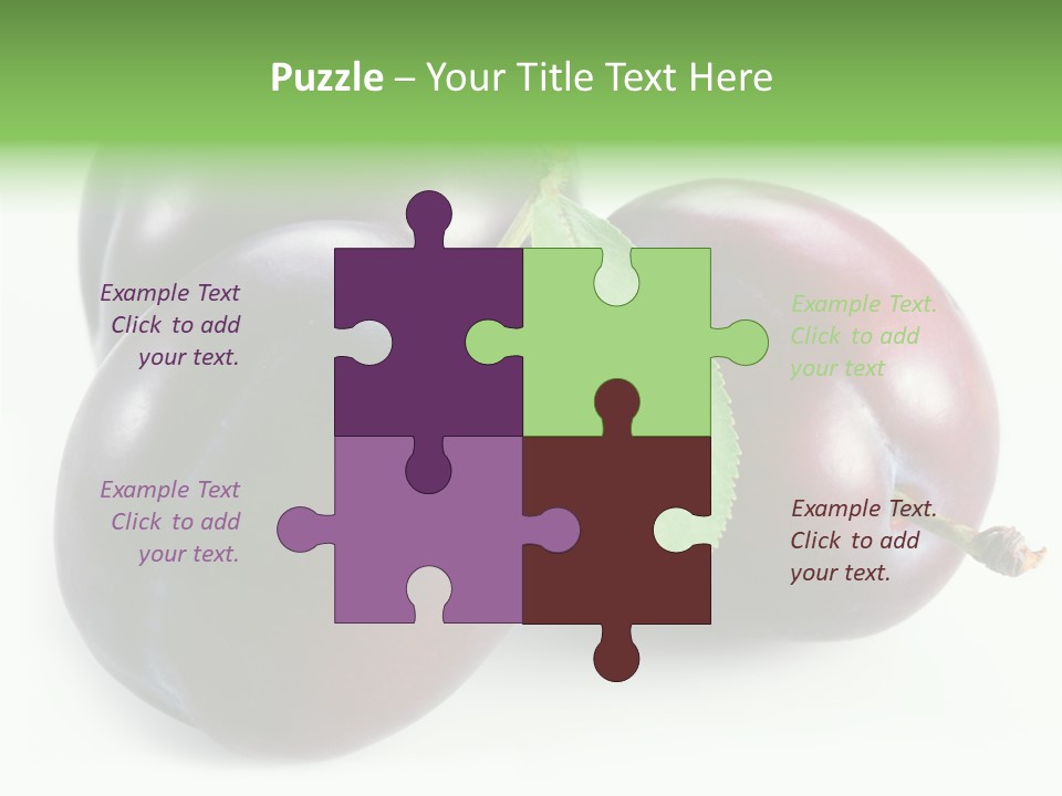 Food Close Up Fresh PowerPoint Template