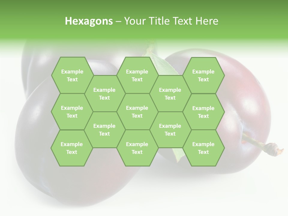 Food Close Up Fresh PowerPoint Template