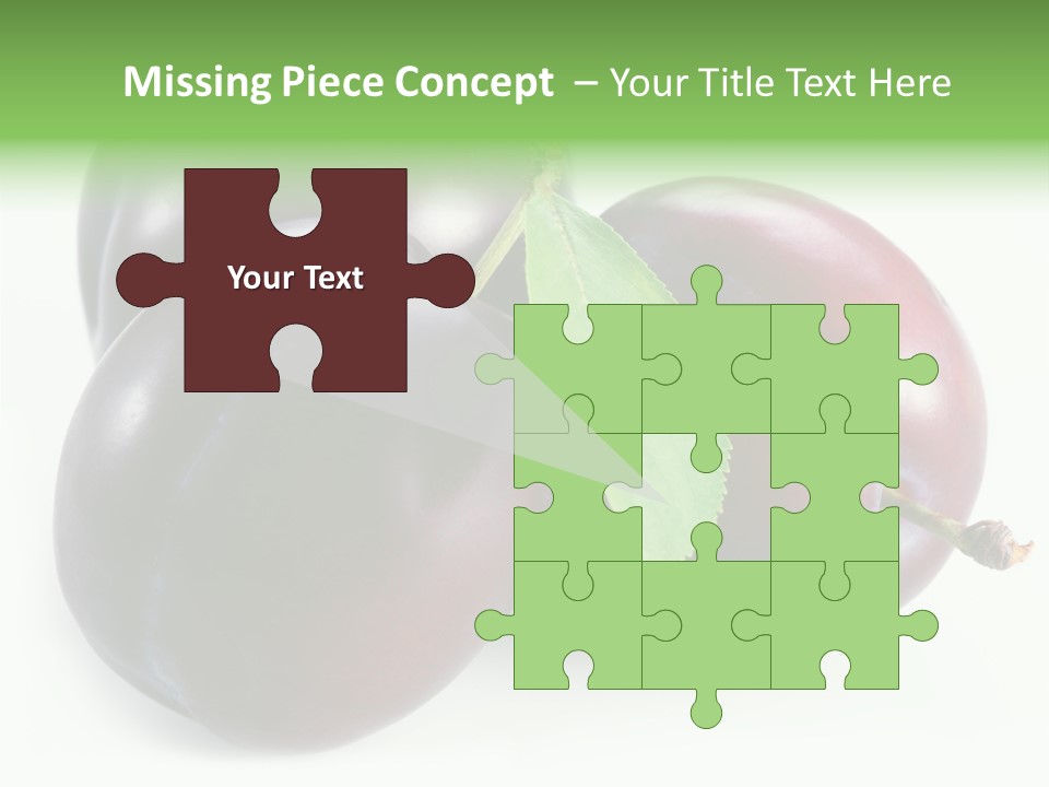 Food Close Up Fresh PowerPoint Template