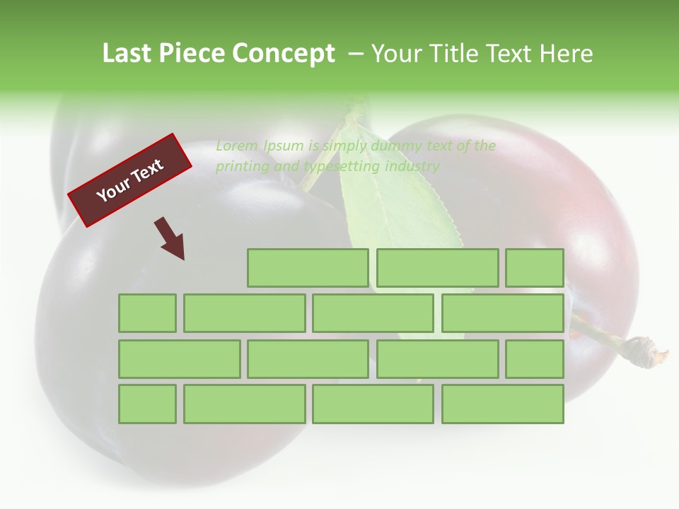 Food Close Up Fresh PowerPoint Template