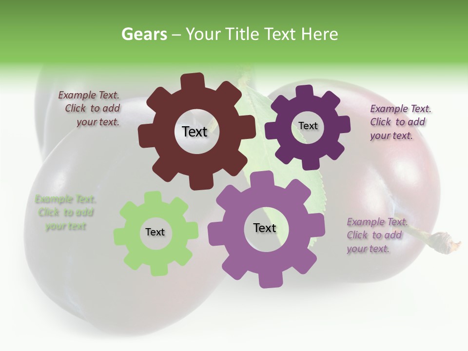 Food Close Up Fresh PowerPoint Template