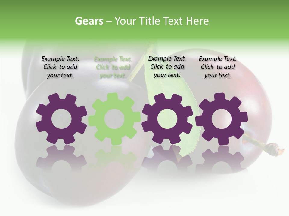 Food Close Up Fresh PowerPoint Template