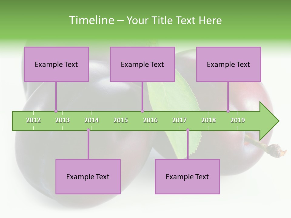 Food Close Up Fresh PowerPoint Template