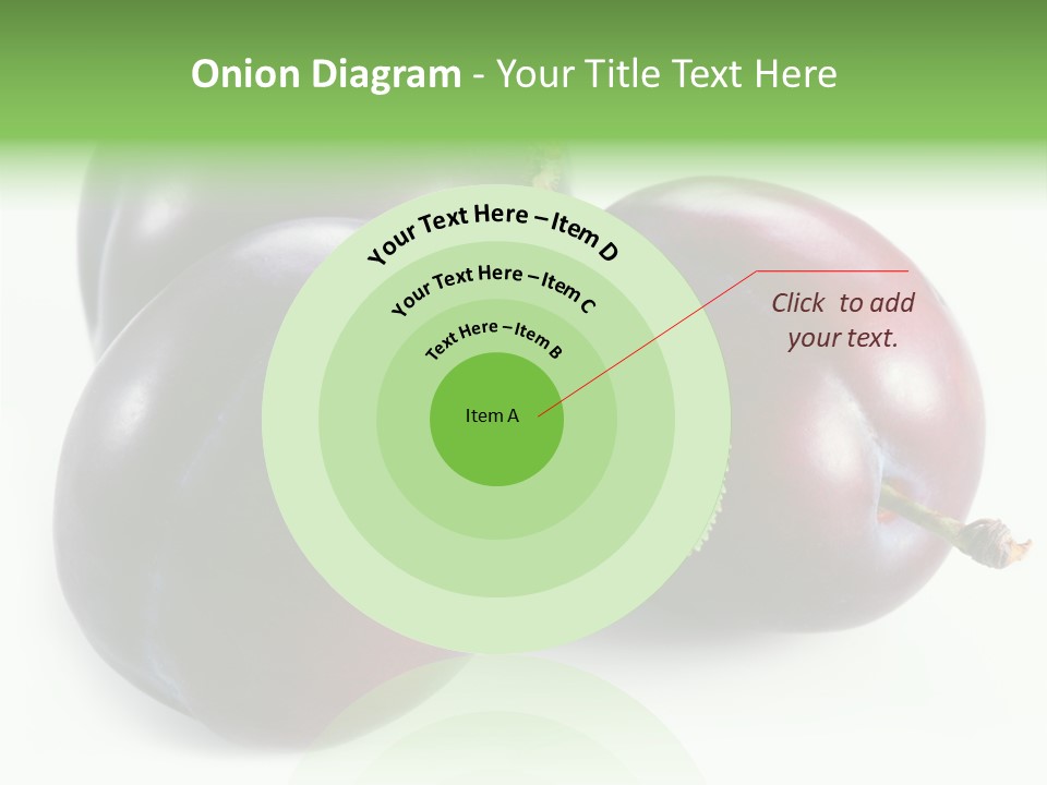 Food Close Up Fresh PowerPoint Template