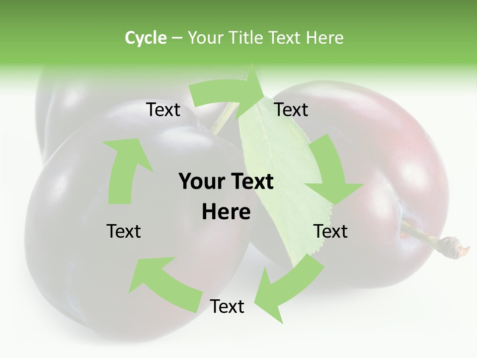 Food Close Up Fresh PowerPoint Template