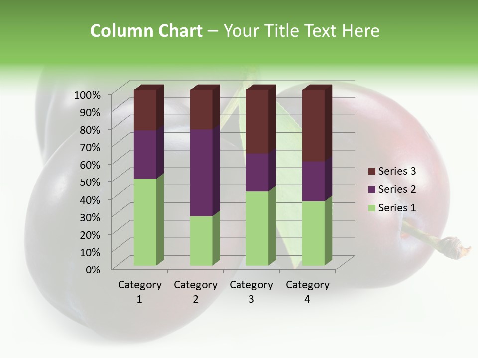 Food Close Up Fresh PowerPoint Template