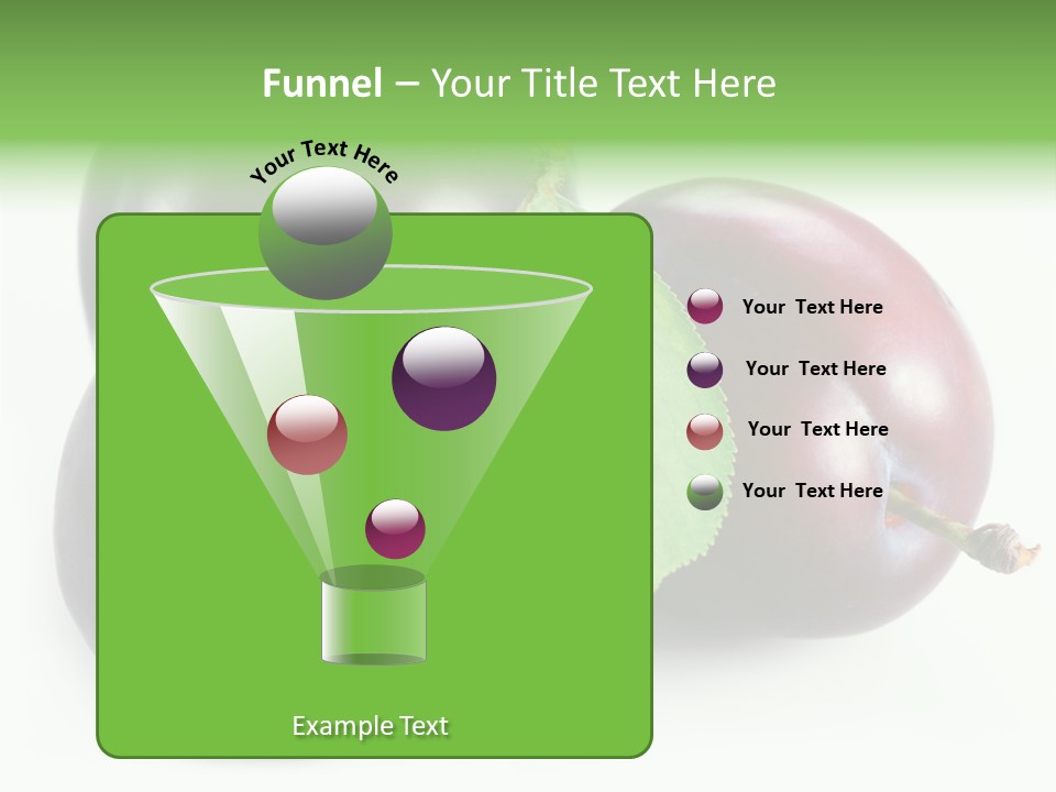 Food Close Up Fresh PowerPoint Template