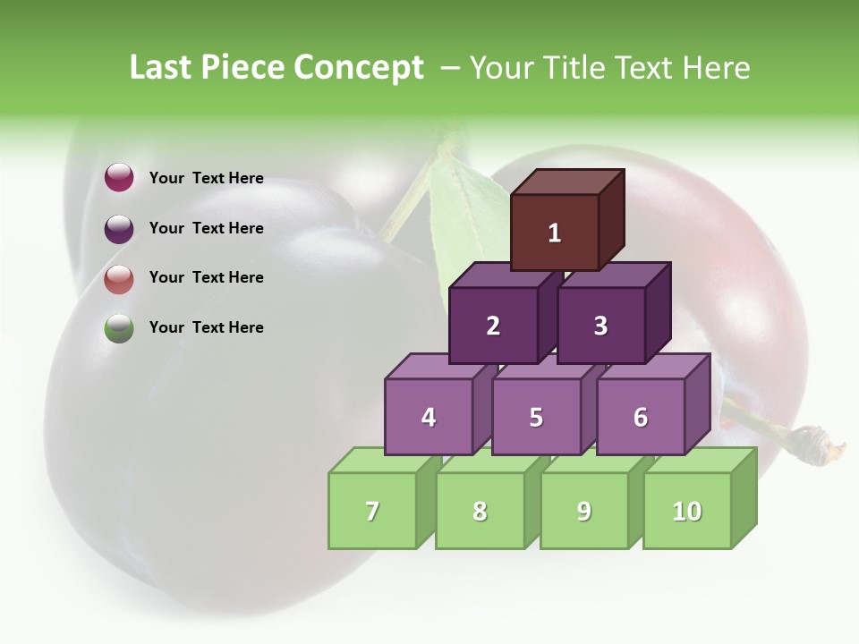 Food Close Up Fresh PowerPoint Template