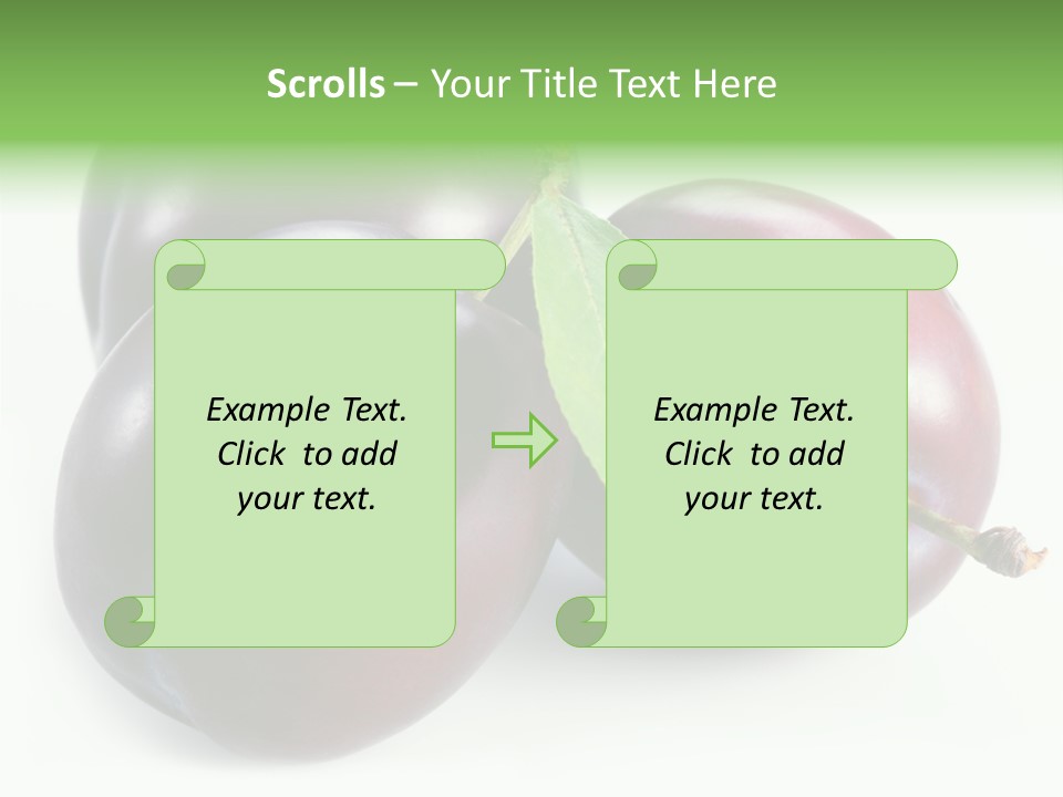 Food Close Up Fresh PowerPoint Template