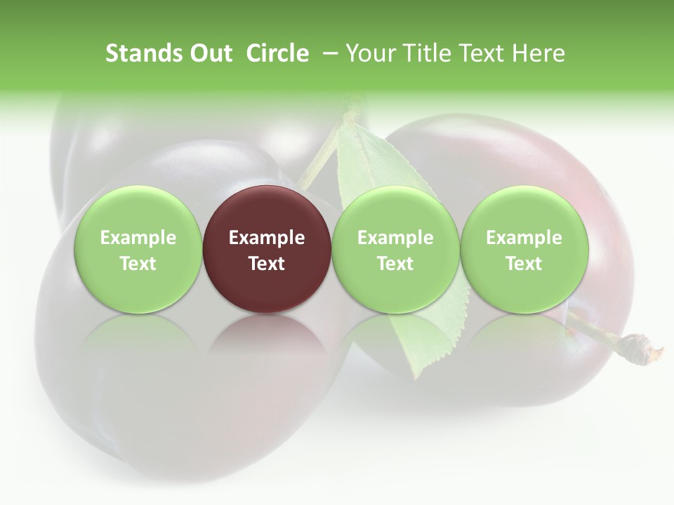 Food Close Up Fresh PowerPoint Template