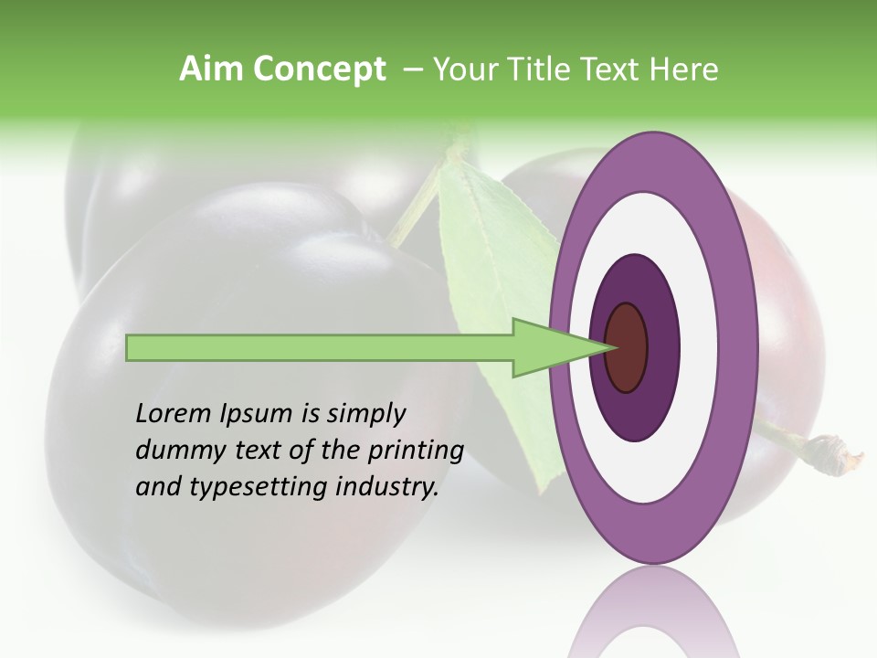 Food Close Up Fresh PowerPoint Template