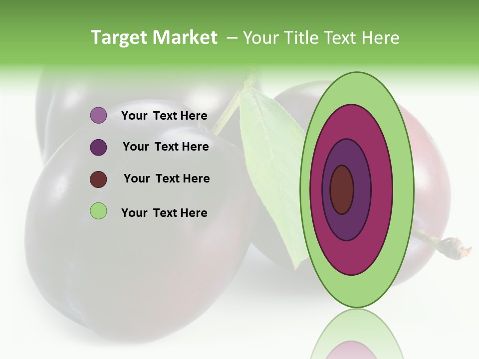 Food Close Up Fresh PowerPoint Template