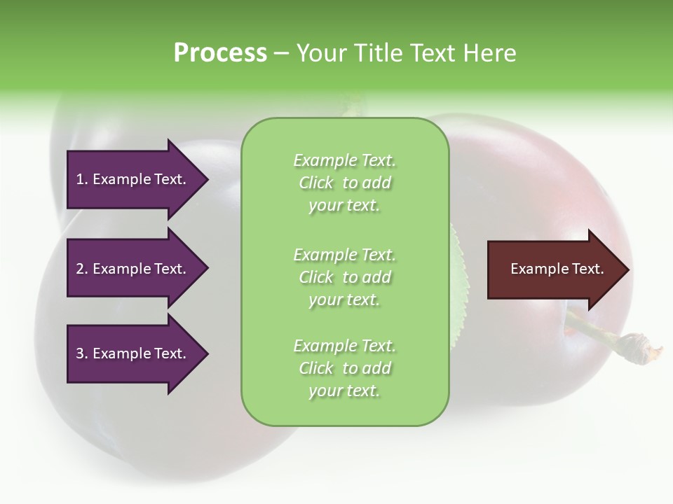 Food Close Up Fresh PowerPoint Template