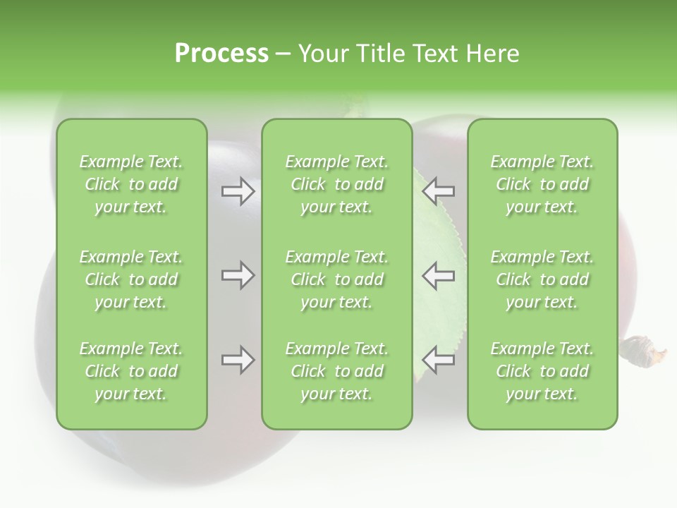Food Close Up Fresh PowerPoint Template