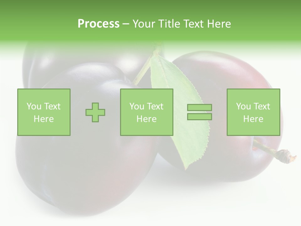 Food Close Up Fresh PowerPoint Template