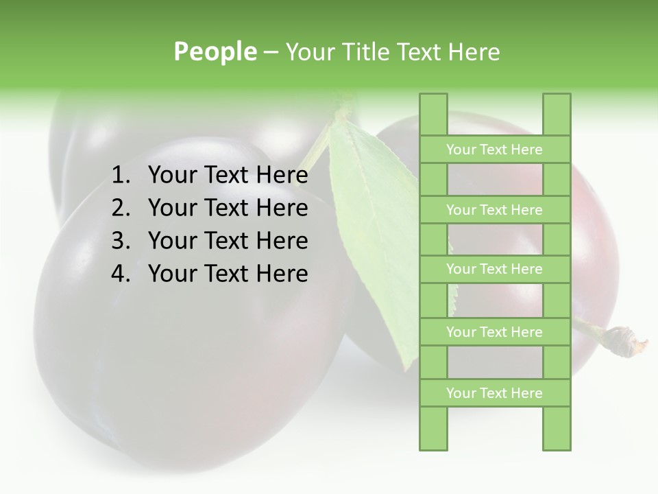 Food Close Up Fresh PowerPoint Template