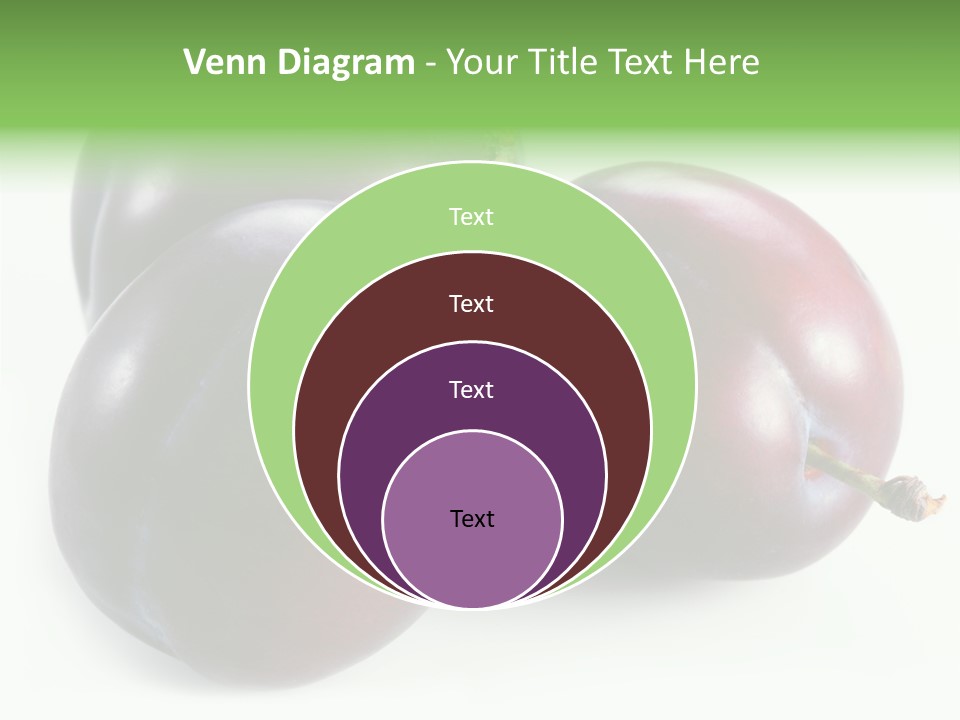 Food Close Up Fresh PowerPoint Template